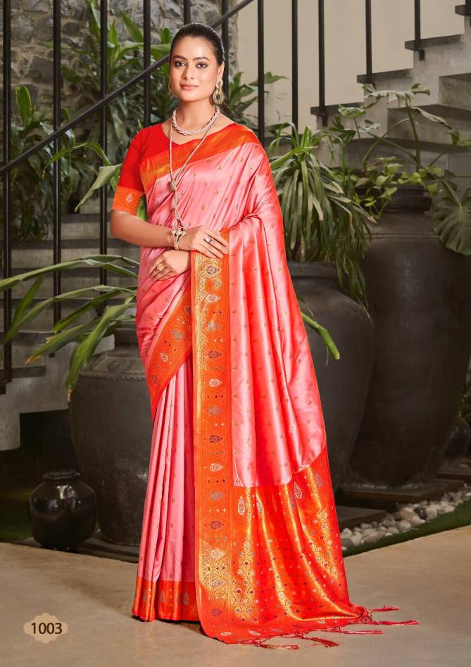 Kamakshi By Bunawat Designer Silk Wedding Sarees Wholesale Shop In Surat
